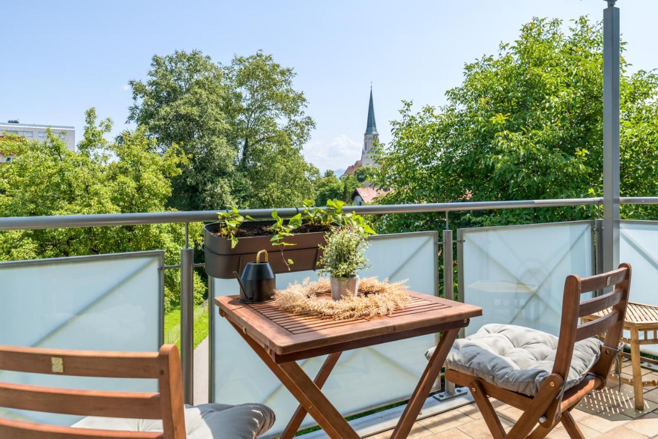 2Og Rechts - Wunderschoene 80M2 3-Zimmer City Wohnung Naehe Salzburg Freilassing Eksteriør bilde